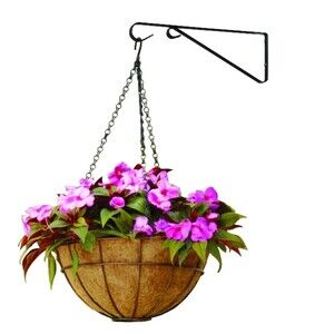 Plant Bracket Mainstays Black Iron Plant Bracket 12 inch NWT